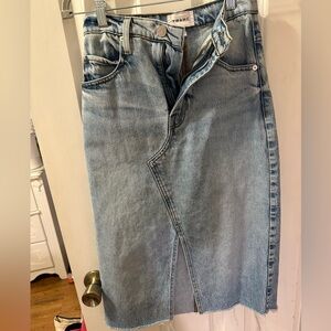 Frame Denim maxi skirt